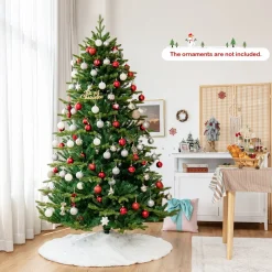 Pre-Lit Christmas Trees*The Holiday Aisle 84'' H Green Realistic Cashmere Christmas Tree With 540 Led Lights