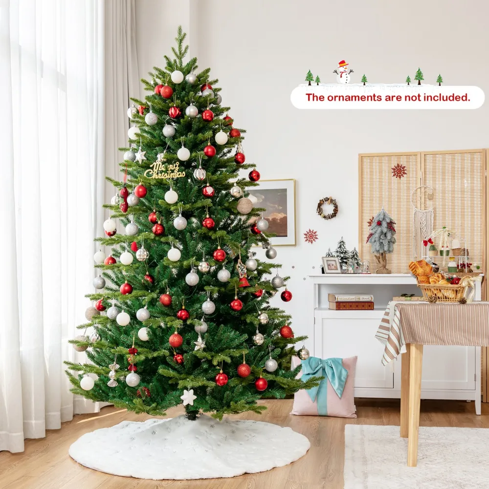 Pre-Lit Christmas Trees*The Holiday Aisle 84'' H Green Realistic Cashmere Christmas Tree With 540 Led Lights