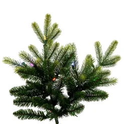 Pre-Lit Christmas Trees*The Holiday Aisle 108'' H Green Realistic Fir Christmas Tree With 1100 Led Color Changing/Combination Lights