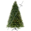 Pre-Lit Christmas Trees*The Holiday Aisle 108'' H Green Realistic Fir Christmas Tree With 1100 Led Color Changing/Combination Lights