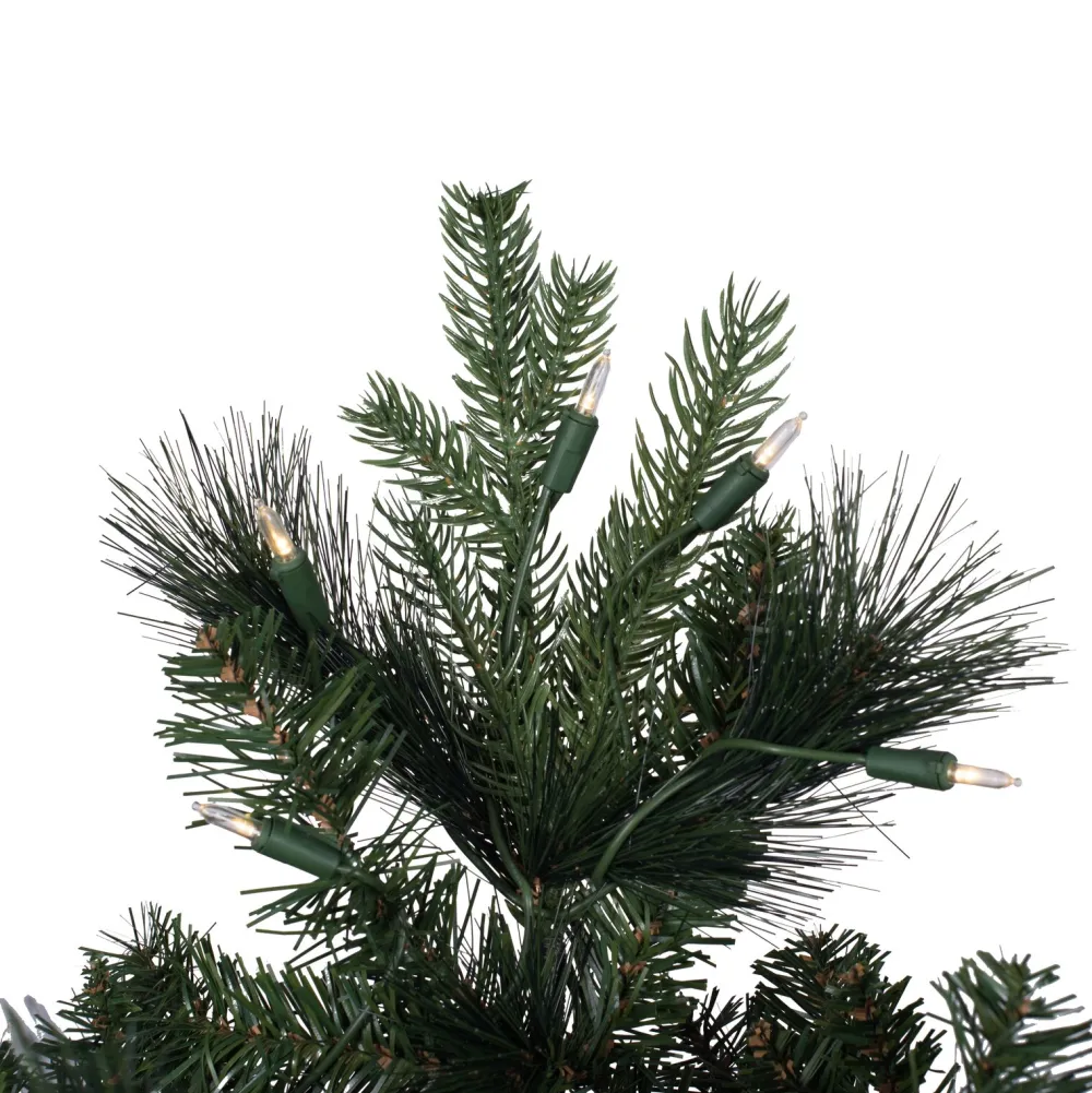 Pre-Lit Christmas Trees*The Holiday Aisle 78'' H Green Realistic Spruce Christmas Tree With 500 Led Lights