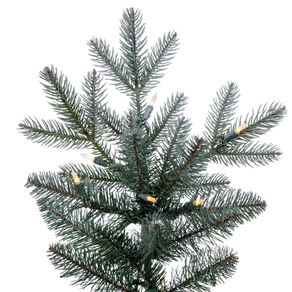 Pre-Lit Christmas Trees*The Holiday Aisle 108'' H Green Realistic Spruce Christmas Tree With 1100 Led Lights