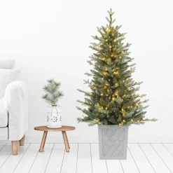Pre-Lit Christmas Trees*Haute Decor 4'6
