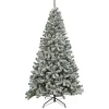 Pre-Lit Christmas Trees*The Holiday Aisle 90'' H Green Spruce Christmas Tree With 700 Led Lights