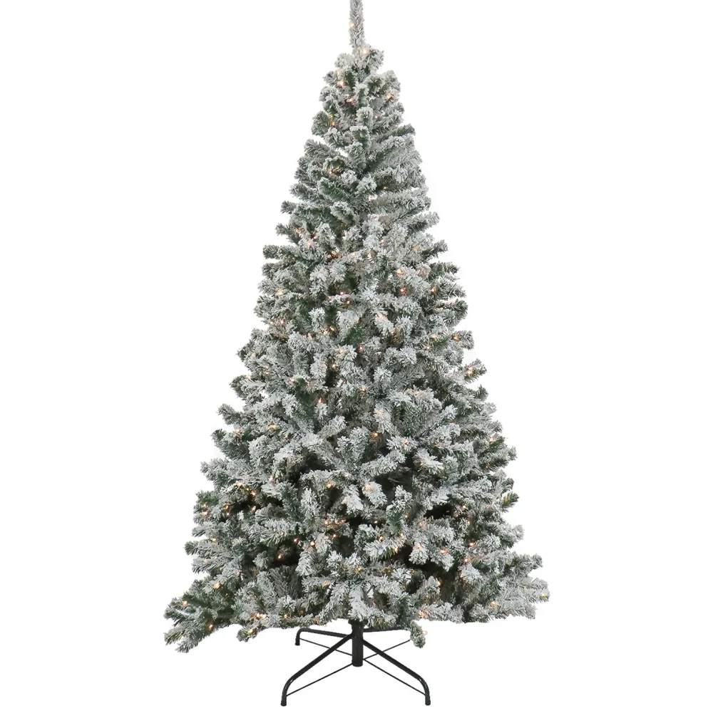 Pre-Lit Christmas Trees*The Holiday Aisle 90'' H Green Spruce Christmas Tree With 700 Led Lights