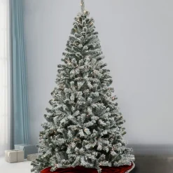 Pre-Lit Christmas Trees*The Holiday Aisle 90'' H Green Spruce Christmas Tree With 700 Led Lights