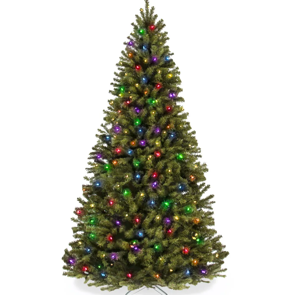 Pre-Lit Christmas Trees*The Holiday Aisle 6' H Green Tree Family Christmas Tree 250 Lights Led
