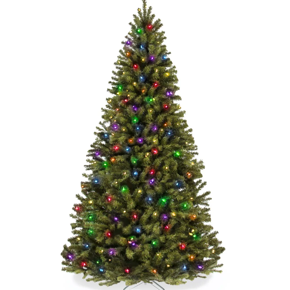 Pre-Lit Christmas Trees*The Holiday Aisle 6' H Green Tree Family Christmas Tree 250 Lights Led