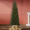 Pre-Lit Christmas Trees*Haute Decor 7'6" H Slender Green Artificial Spruce Christmas Tree With 700 Led Lights