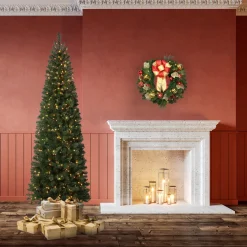 Pre-Lit Christmas Trees*Haute Decor 7'6