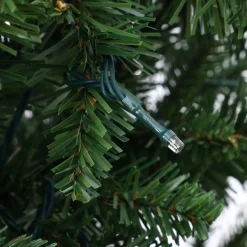 Pre-Lit Christmas Trees*The Holiday Aisle 7' H Slender Green Artificial Fir Christmas Tree With 450 Led Lights