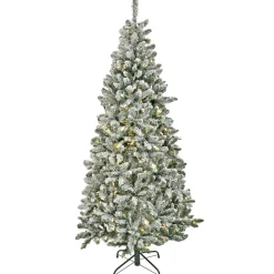 Pre-Lit Christmas Trees*The Holiday Aisle 108" H Slender Green Fir Christmas Tree With 600 Led Lights