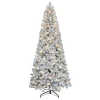 Pre-Lit Christmas Trees*The Holiday Aisle 9' H Slender Green Pine Christmas Tree With 700 Lights