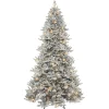 Pre-Lit Christmas Trees*The Holiday Aisle 9' H Slender Green Pine Christmas Tree With 900 Lights
