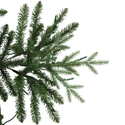 Pre-Lit Christmas Trees*Haute Decor 9' H Slender Green Realistic Fir Artificial Christmas Tree With 800 Led Lights