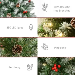 Pre-Lit Christmas Trees*The Holiday Aisle 7'6