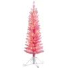 Pre-Lit Christmas Trees*The Holiday Aisle 4' H Slender Pink Realistic Artificial Fir Christmas Tree With 50 Lights
