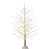 Pre-Lit Christmas Trees*Kurt Adler 5' H Slender Yellow Artificial Christmas Tree With 560 Led Lights