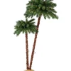 Pre-Lit Christmas Trees*Bay Isle Home 72" H Upside Down Green Artificial Tropical Christmas Tree With 175 Lights