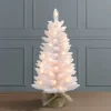 Pre-Lit Christmas Trees*The Holiday Aisle 3' H White Fir Christmas Tree With 50 Lights