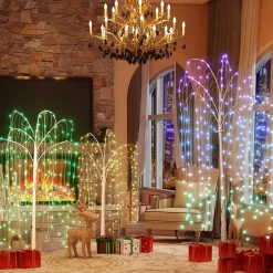 Pre-Lit Christmas Trees*The Holiday Aisle 70.8'' Led Lighted Artificial Christmas Tree