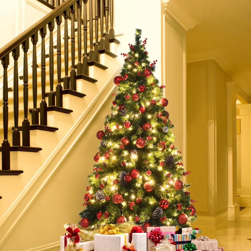 Pre-Lit Christmas Trees*The Holiday Aisle 6' Lighted Artificial Christmas Tree