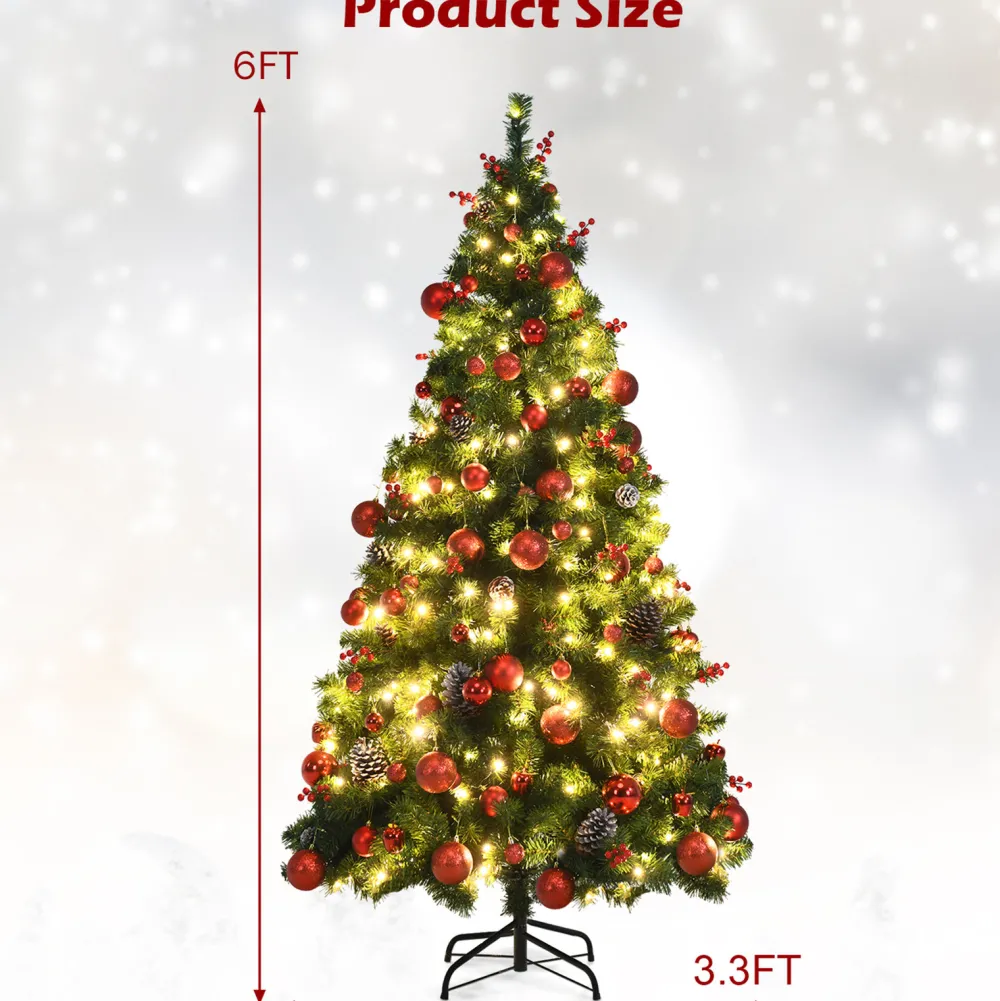 Pre-Lit Christmas Trees*The Holiday Aisle 6' Lighted Artificial Christmas Tree