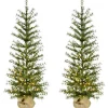 Pre-Lit Christmas Trees*The Holiday Aisle 4' Lighted Artificial Fir Christmas Tree - Stand Included