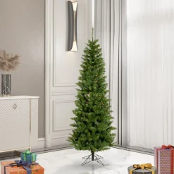 Pre-Lit Christmas Trees*The Holiday Aisle 66'' Lighted Artificial Pine Christmas Tree - Stand Included