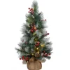 Pre-Lit Christmas Trees*Trinx 3' Lighted Artificial Pine Christmas Tree