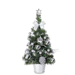 Pre-Lit Christmas Trees*The Holiday Aisle 15.7'' Lighted Artificial Pine Christmas Tree