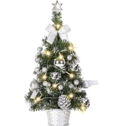 Pre-Lit Christmas Trees*The Holiday Aisle 15.7'' Lighted Artificial Pine Christmas Tree