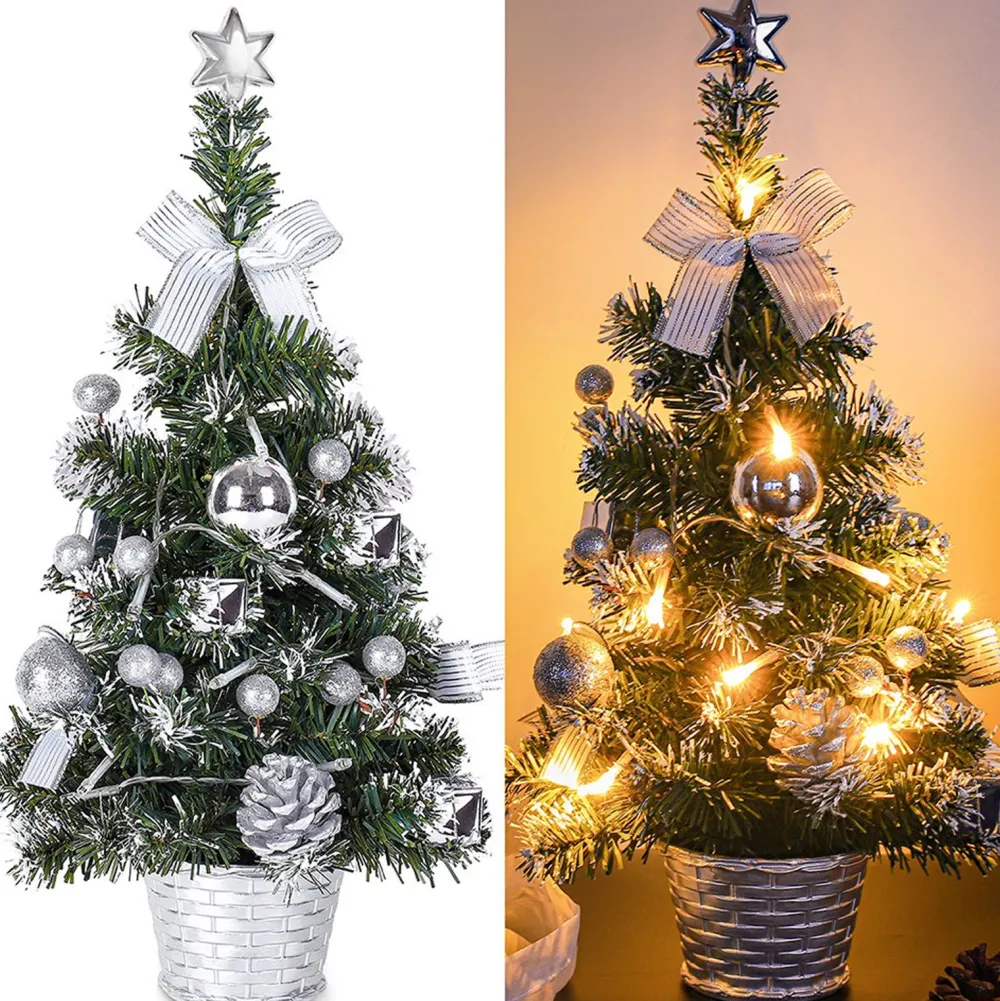 Pre-Lit Christmas Trees*The Holiday Aisle 15.7'' Lighted Artificial Pine Christmas Tree