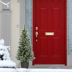 Pre-Lit Christmas Trees*The Holiday Aisle 4' Lighted Artificial Pine Christmas Tree