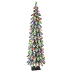 Pre-Lit Christmas Trees*The Holiday Aisle 4' Lighted Artificial Pine Christmas Tree - Stand Included