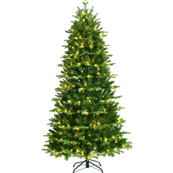 Pre-Lit Christmas Trees*The Holiday Aisle 6' Lighted Artificial Pine Christmas Tree - Stand Included