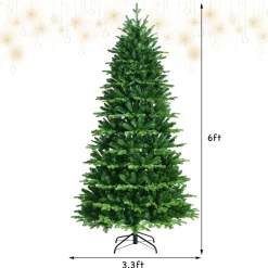 Pre-Lit Christmas Trees*The Holiday Aisle 6' Lighted Artificial Pine Christmas Tree - Stand Included