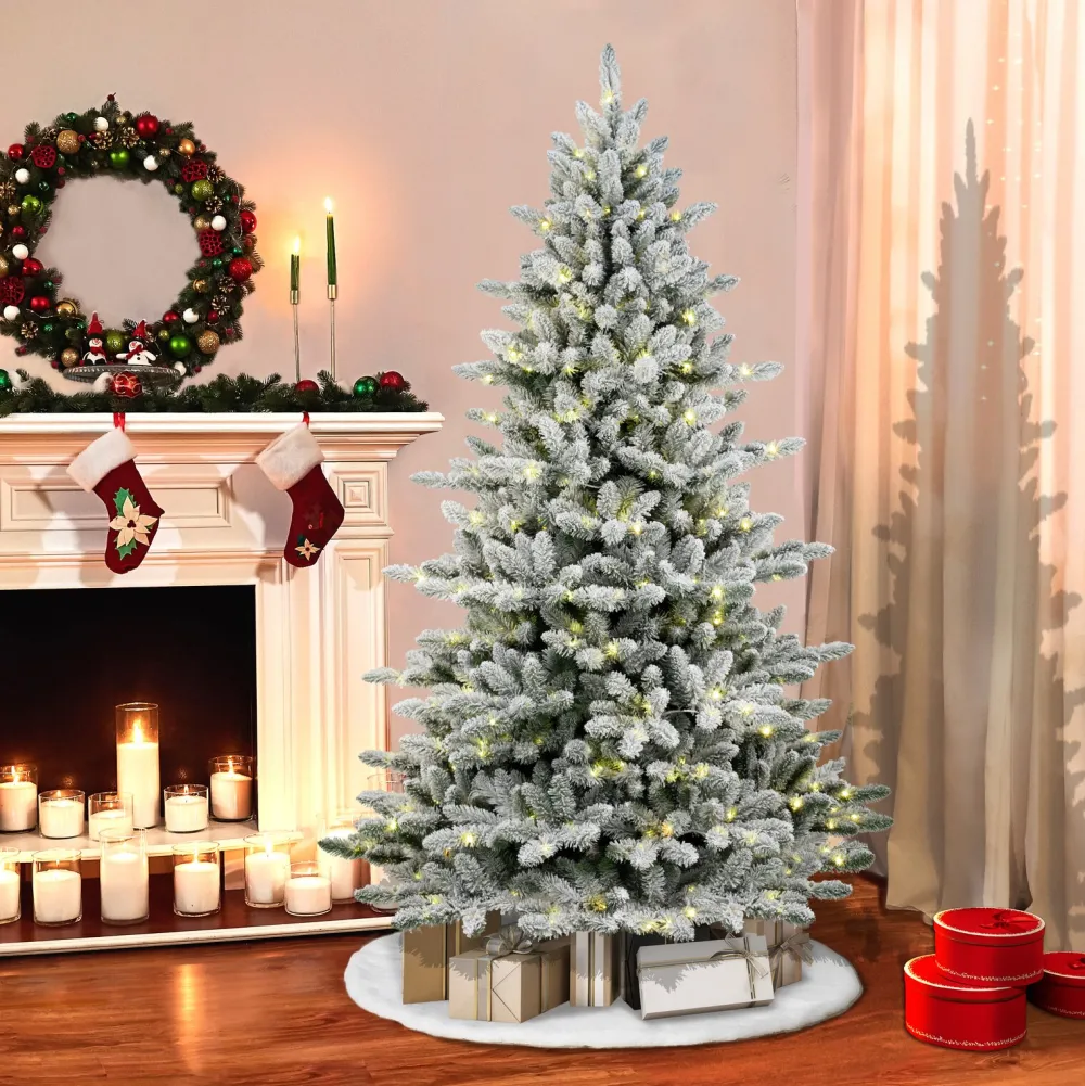 Pre-Lit Christmas Trees*The Holiday Aisle 7.5' Lighted Artificial Pine Christmas Tree - Stand Included