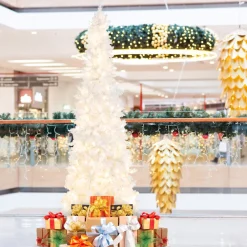 Pre-Lit Christmas Trees*The Holiday Aisle 7' Lighted Artificial Spruce Christmas Tree