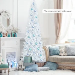 Pre-Lit Christmas Trees*The Holiday Aisle 7' Lighted Artificial Spruce Christmas Tree