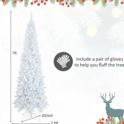 Pre-Lit Christmas Trees*The Holiday Aisle 7' Lighted Artificial Spruce Christmas Tree