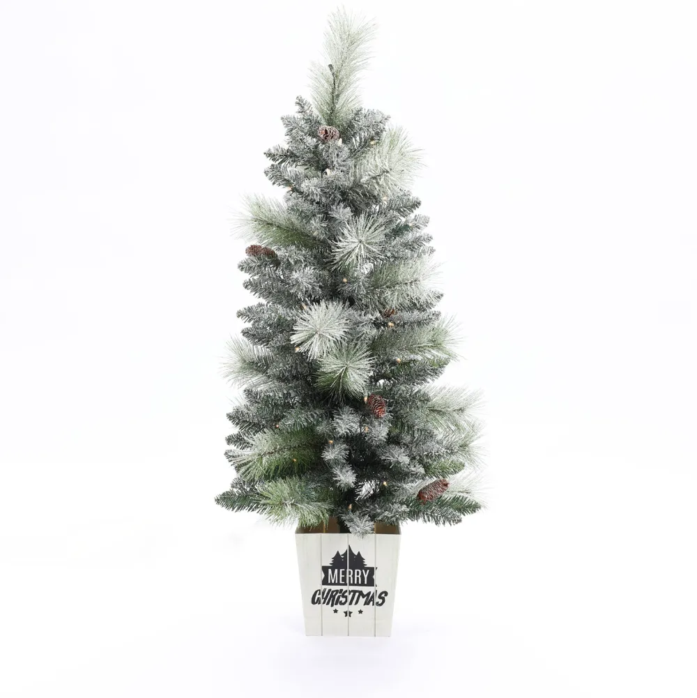 Pre-Lit Christmas Trees*The Holiday Aisle 4' Lighted Faux Pine Christmas Tree