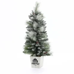 Pre-Lit Christmas Trees*The Holiday Aisle 4' Lighted Faux Pine Christmas Tree