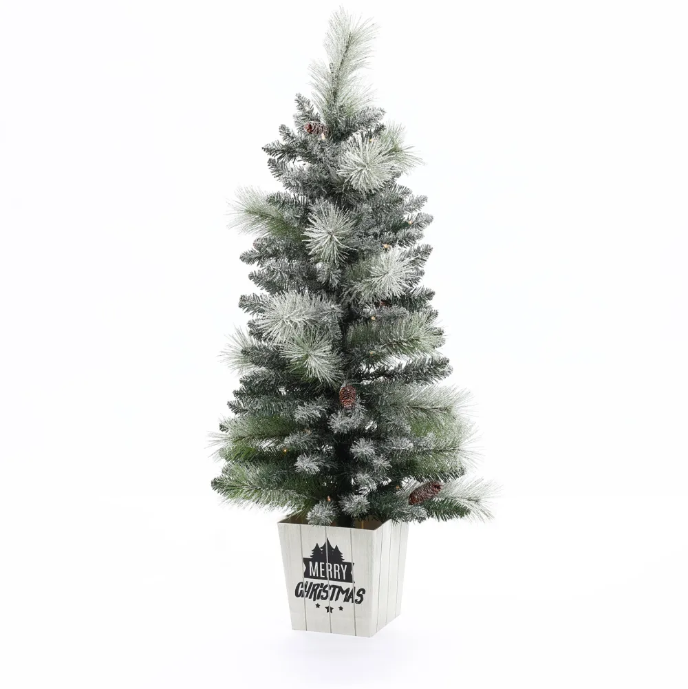 Pre-Lit Christmas Trees*The Holiday Aisle 4' Lighted Faux Pine Christmas Tree