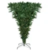 Pre-Lit Christmas Trees*Northlight Seasonal 7.5' Pre-Lit Green Spruce Artificial Upside Down Christmas Tree - Clear Lights