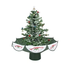 Pre-Lit Christmas Trees*Northlight Seasonal 2.5' Pre-Lit Musical Snowing Artificial Christmas Tree - White Led Lights