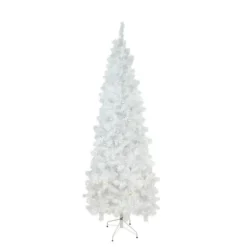 Pre-Lit Christmas Trees*Northlight Seasonal 6.5' Pre-Lit Pencil White Winston Pine Artificial Christmas Tree - Clear Lights