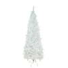 Pre-Lit Christmas Trees*Northlight Seasonal 7.5' Pre-Lit White Pencil Pine Artificial Christmas Tree - Warm White Led Lights