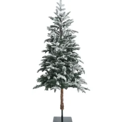 Pre-Lit Christmas Trees*The Holiday Aisle 72" Regular(Full) Green/White Realistic Artificial Christmas Tree 250 Light