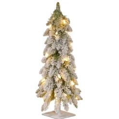 Pre-Lit Christmas Trees*Sand & Stable 24" White Christmas Tree With 50 Clear Lights